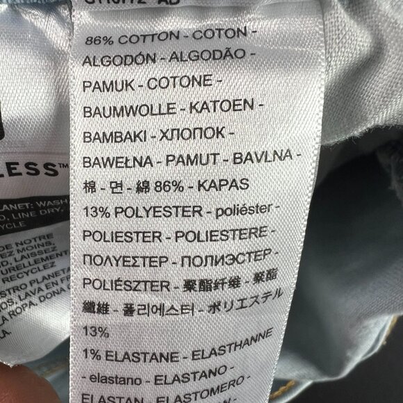 Levi's Jeans Women's 29x32* Ribcage High Rise Boot Cut Light Blue Denim Tag 30 - Picture 9 of 16